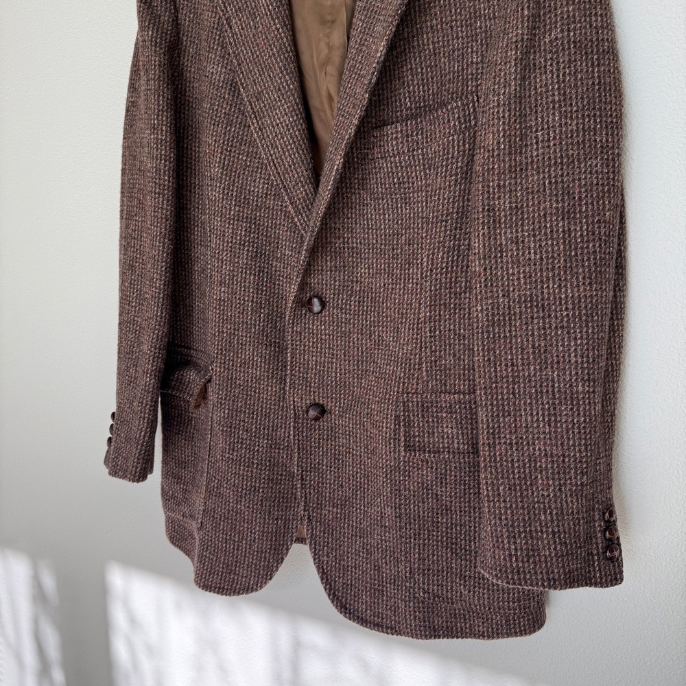 Pendleton Brown Wool Tweed Blazer - image 4